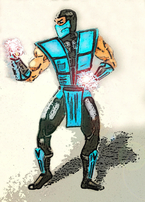 Sab Ziro Risunok Cvetnymi Karandashami Sub Zero Drawing With Colored Pencils Youtube
