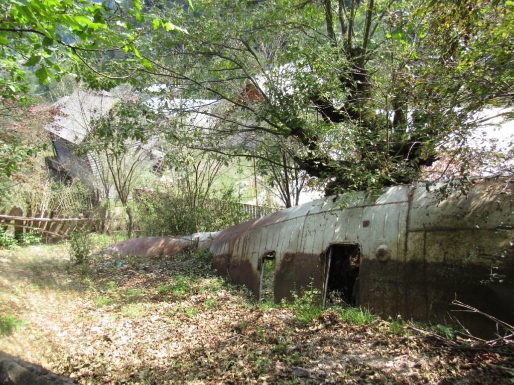 downed airplane Likani