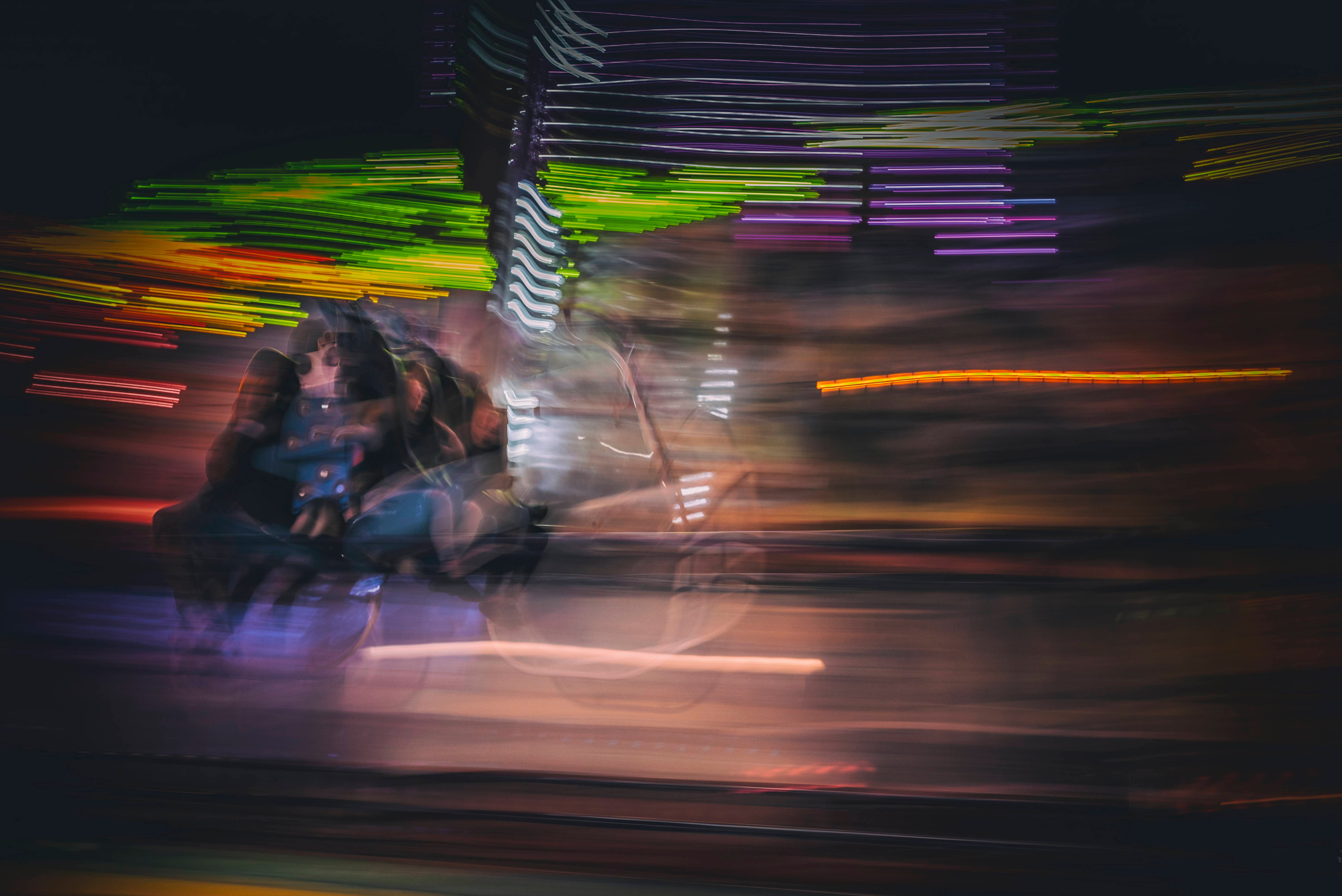 Long exposure moving ride pan