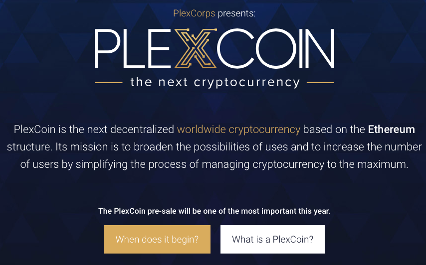 Plexcoin Price Chart
