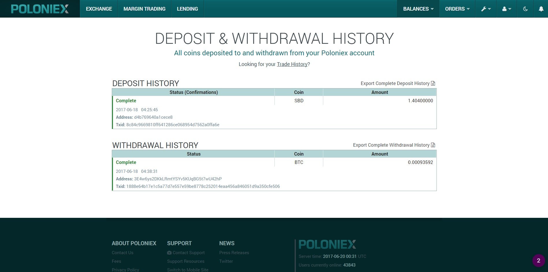 A faster Poloniex, by the numbers