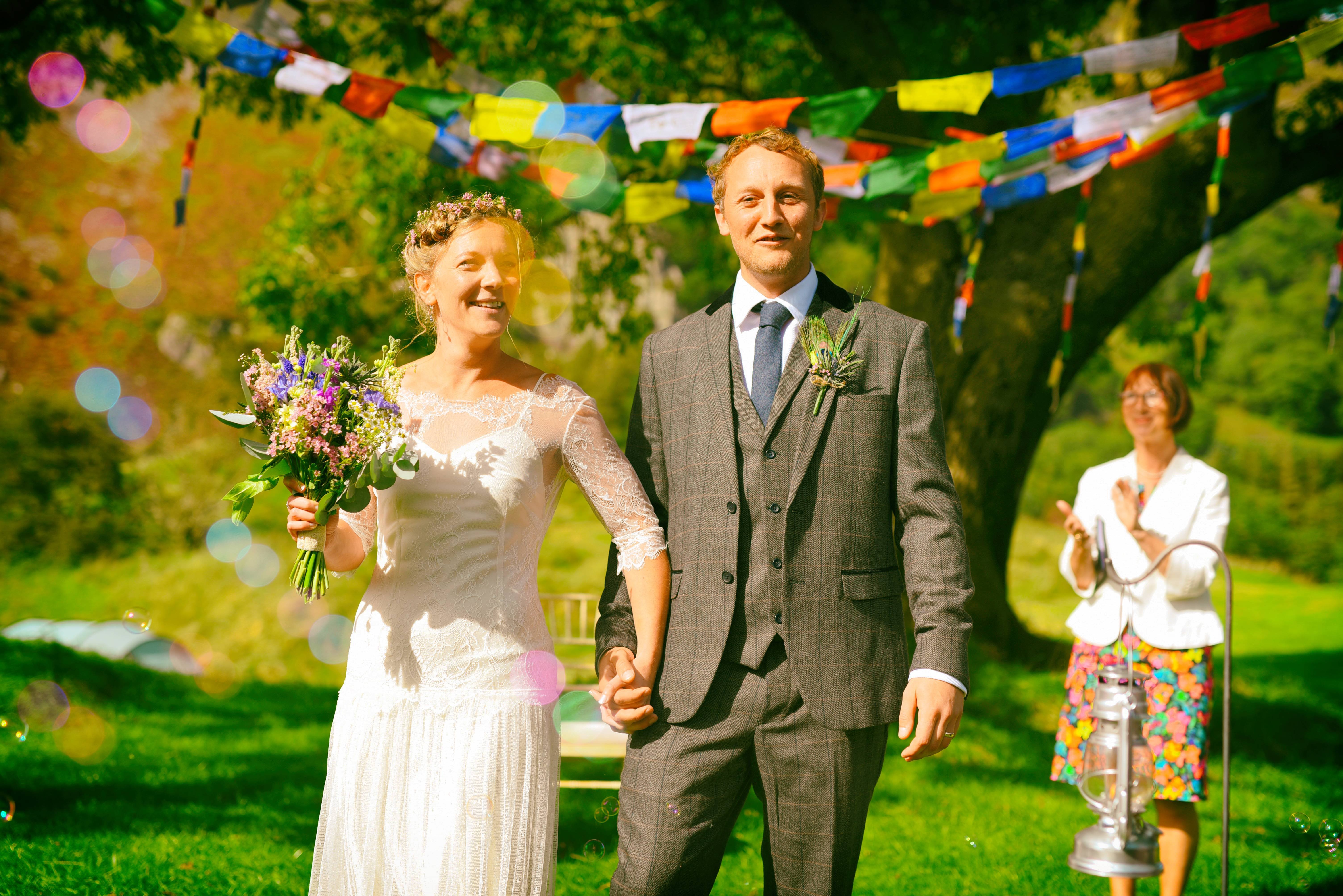 The happy couple after the ceremony 2