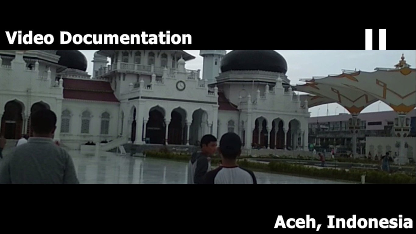 Amazing Video Documentation  Travel to Baiturrahman Grand Mosque 