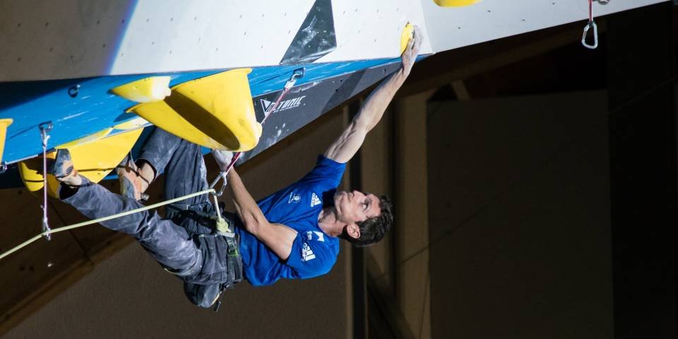Romain Desgranges, grimpeur français, champion du monde de difficulté 2017
