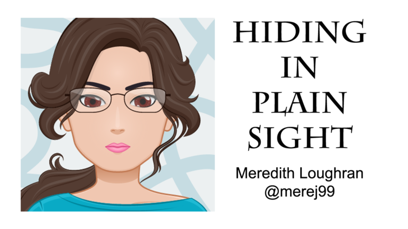 Meredith Loughran, #hips, Hiding In Plain Sight, Asperger's, aspie, advocate #aspiewarrior