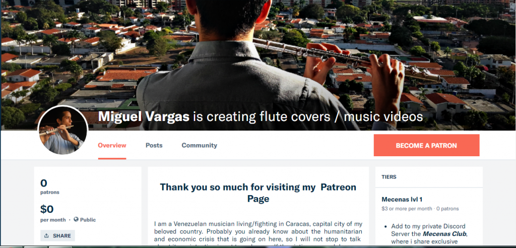 Miguel Vargas Patreon