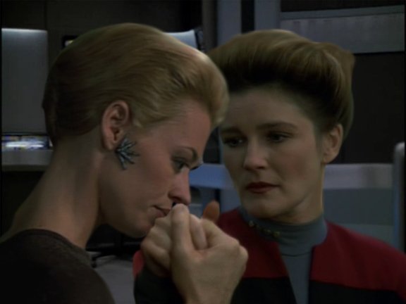 Shaking squirt orgasm Voyager janeway spank