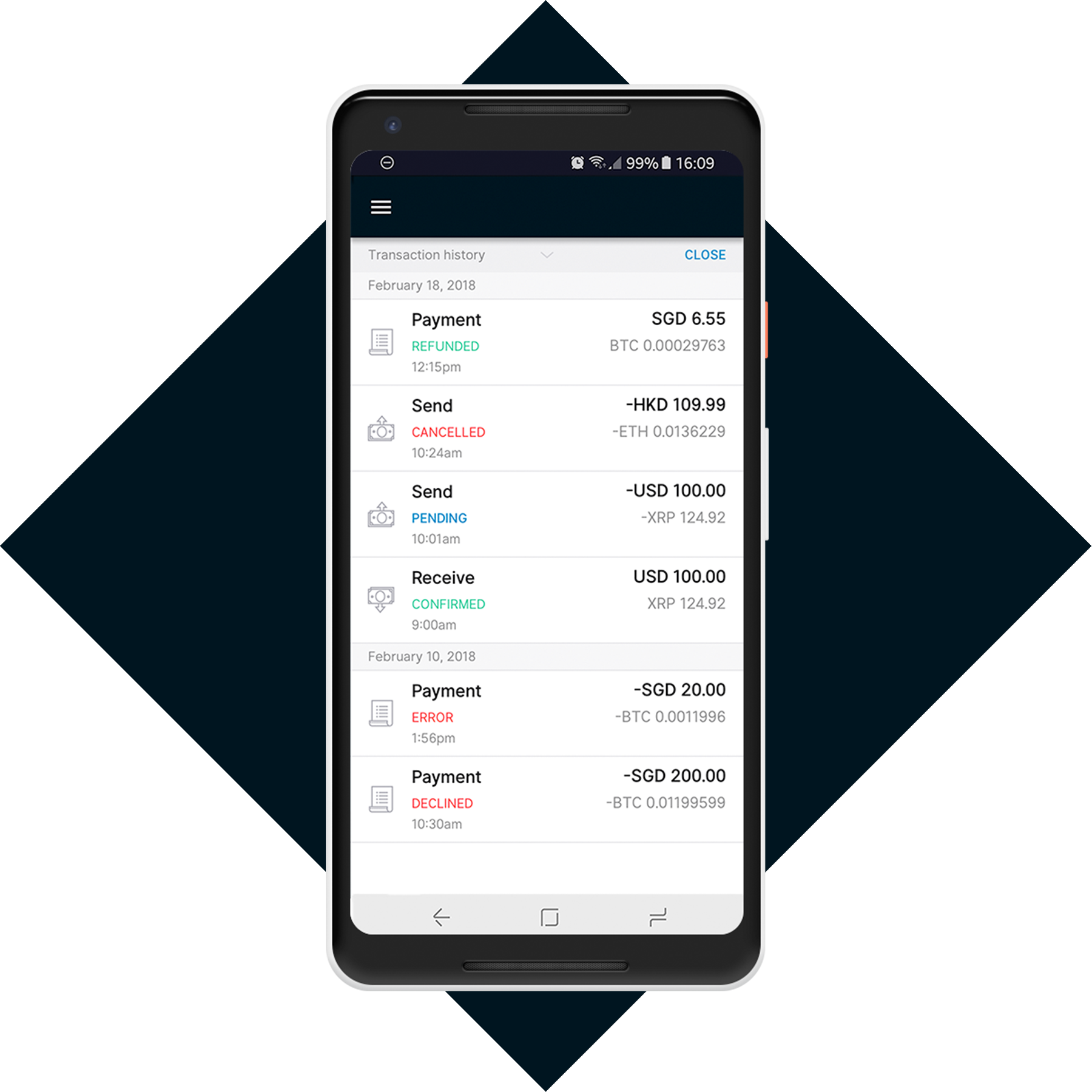TenX Mobile Wallet