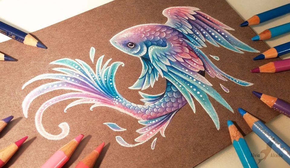 Stunning Color Pencil Drawing By Alvia Alcedo