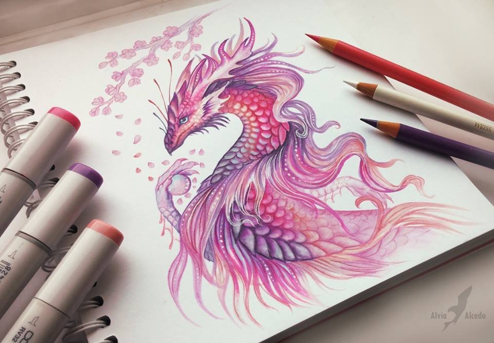 Stunning Color Pencil Drawing By Alvia Alcedo