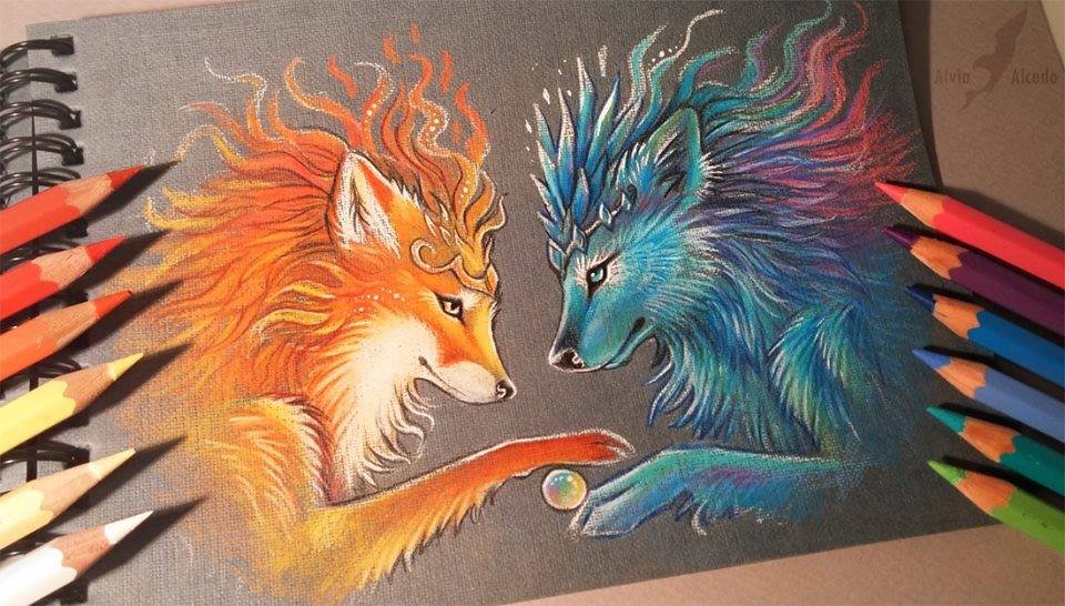 Stunning Color Pencil Drawing By Alvia Alcedo