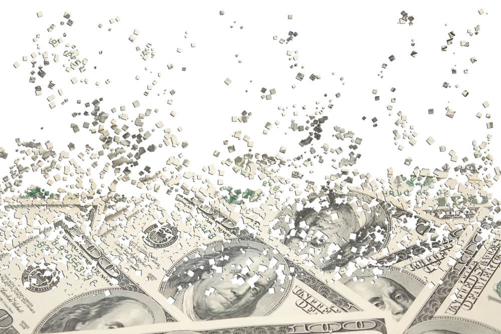 Money Vanishing Image