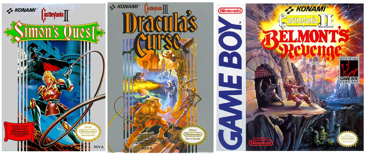 Castlevania 2, 3 y GB