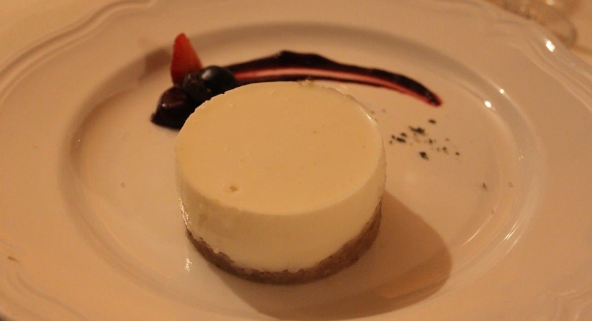The lime cake was a perfect dessert combination together with the sweet Tokaj wine