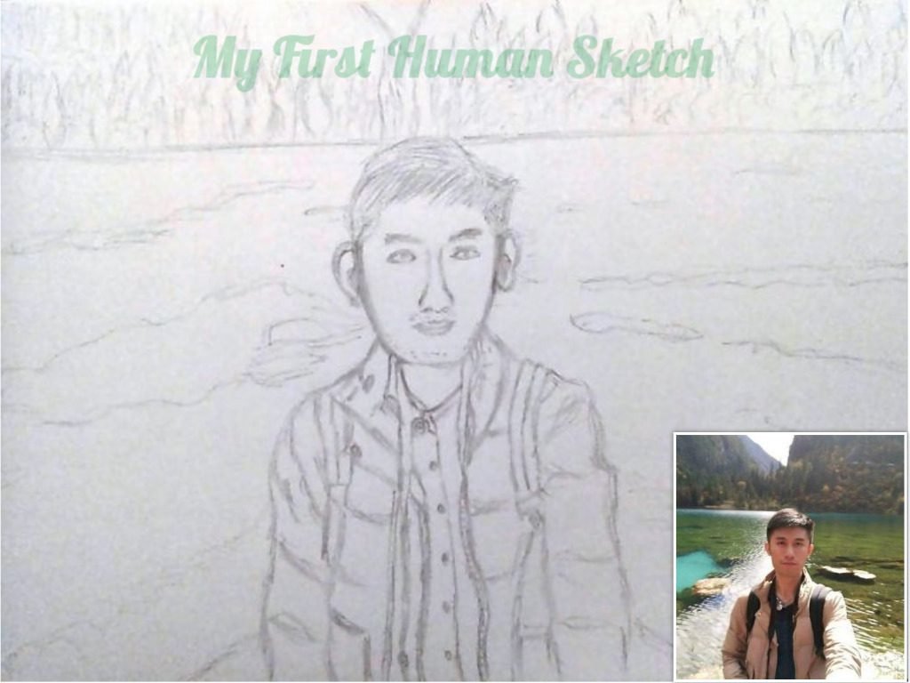 my first human sketch easy drawing steemit my first human sketch easy drawing
