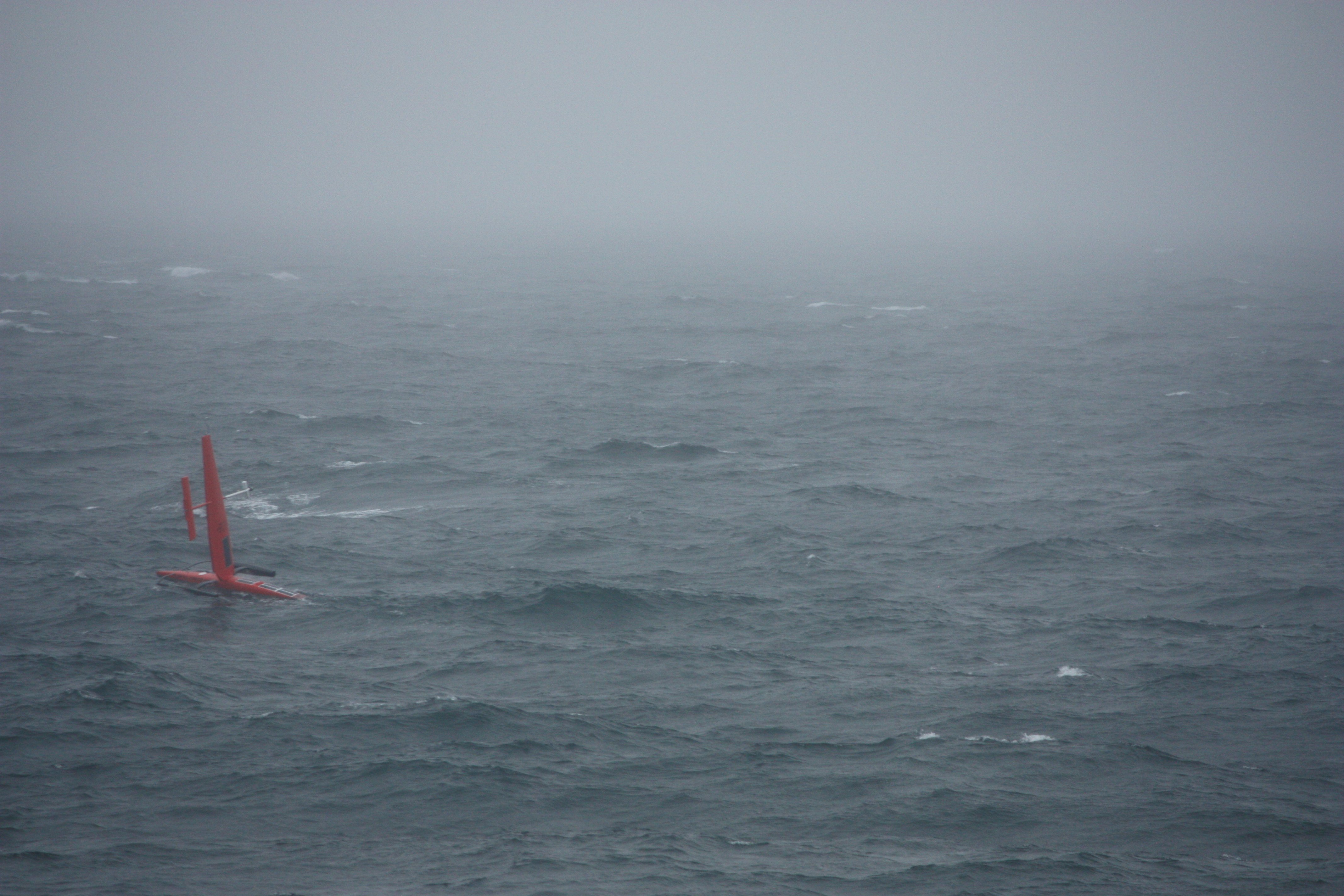 Saildrone at sea in 2016