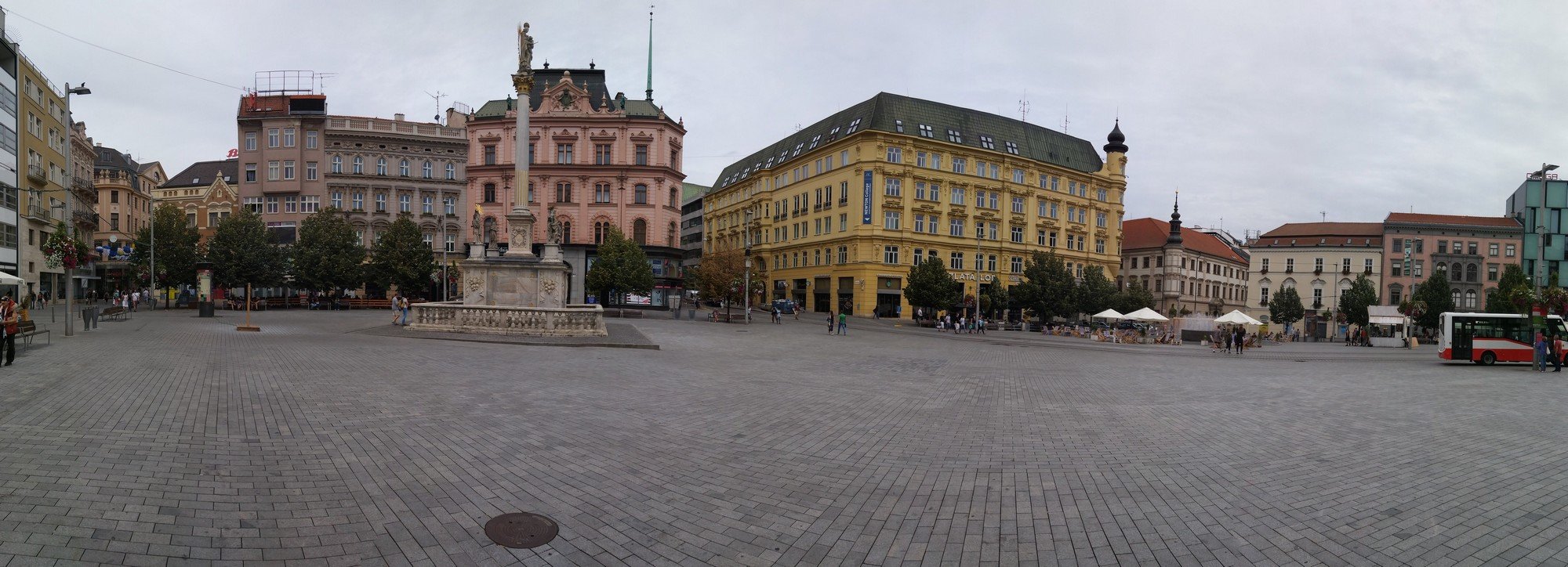 The Freedom square in Brno