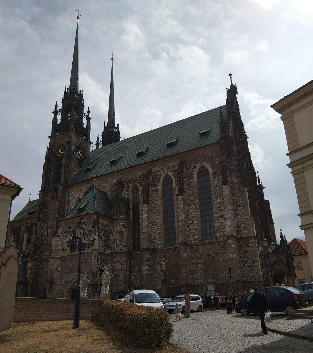 Leaving the Petrov Hill we could finally get a good shot of the cathedral.