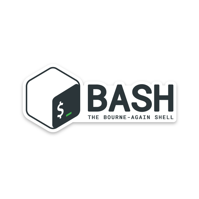 Bash sticker full logo