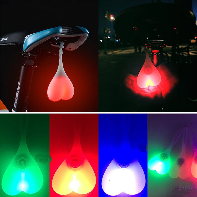 Testicle Lamp for Bike Red Color