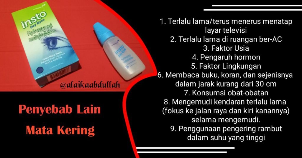 penyebab mata menjadi kering