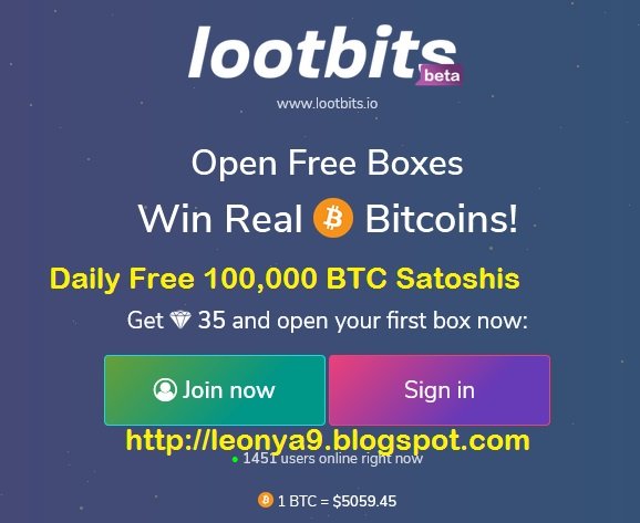 Earn free bitcoins