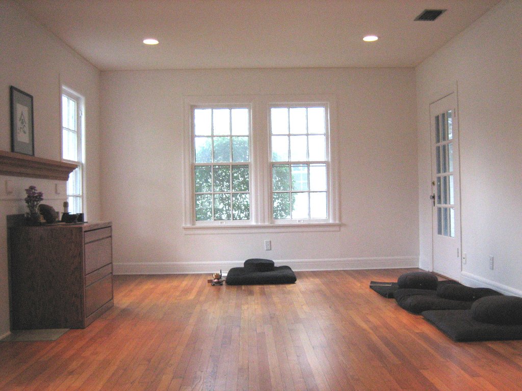 Mostly Empty Room with Wood Floor