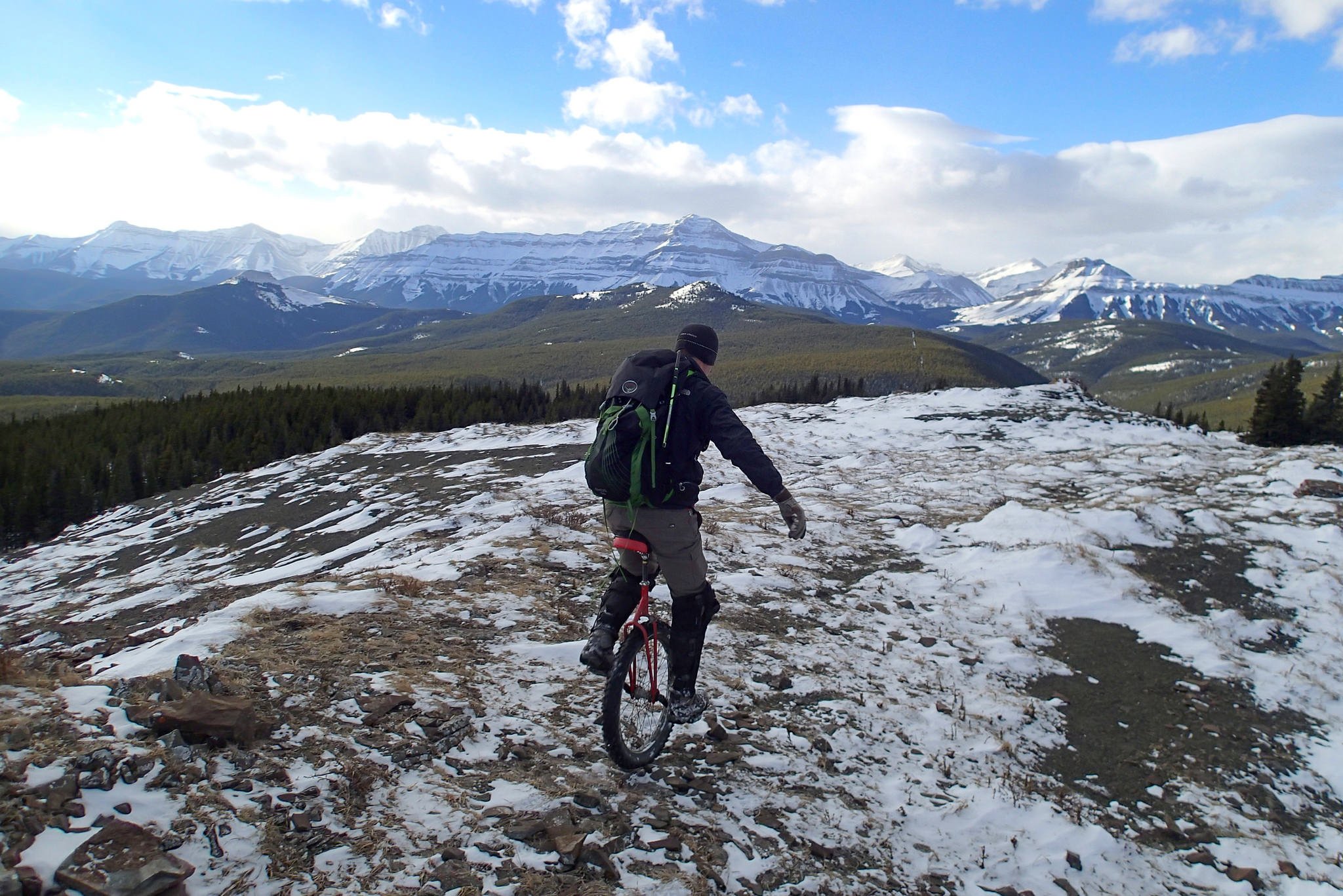 Mountain Unicycling