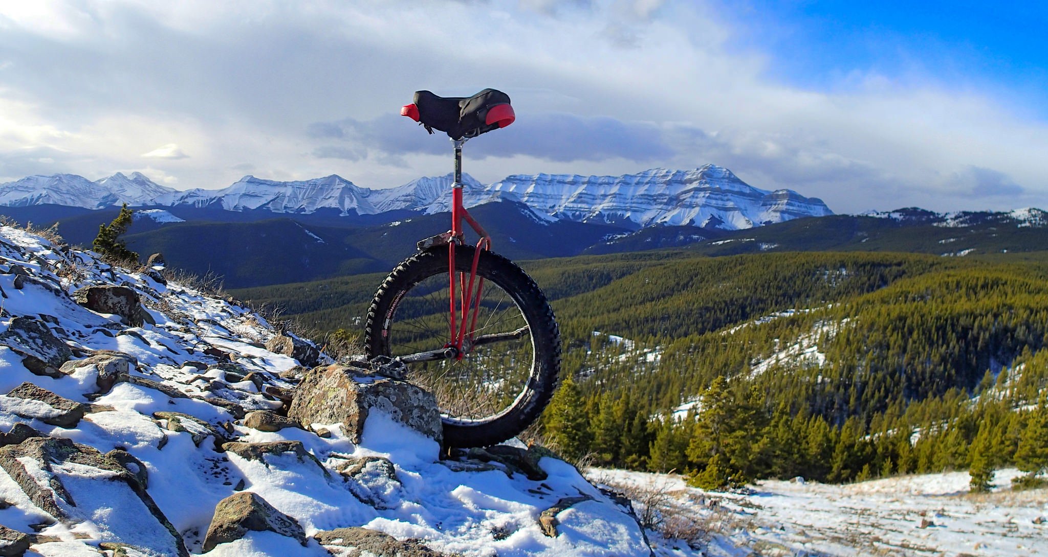 Mountain Unicycling