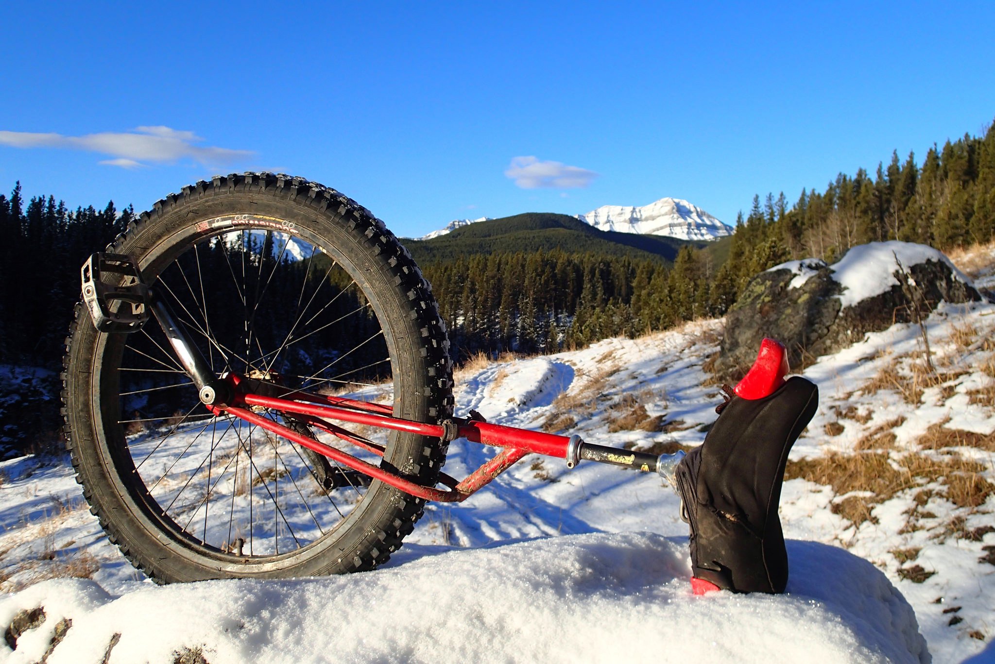 Mountain Unicycling