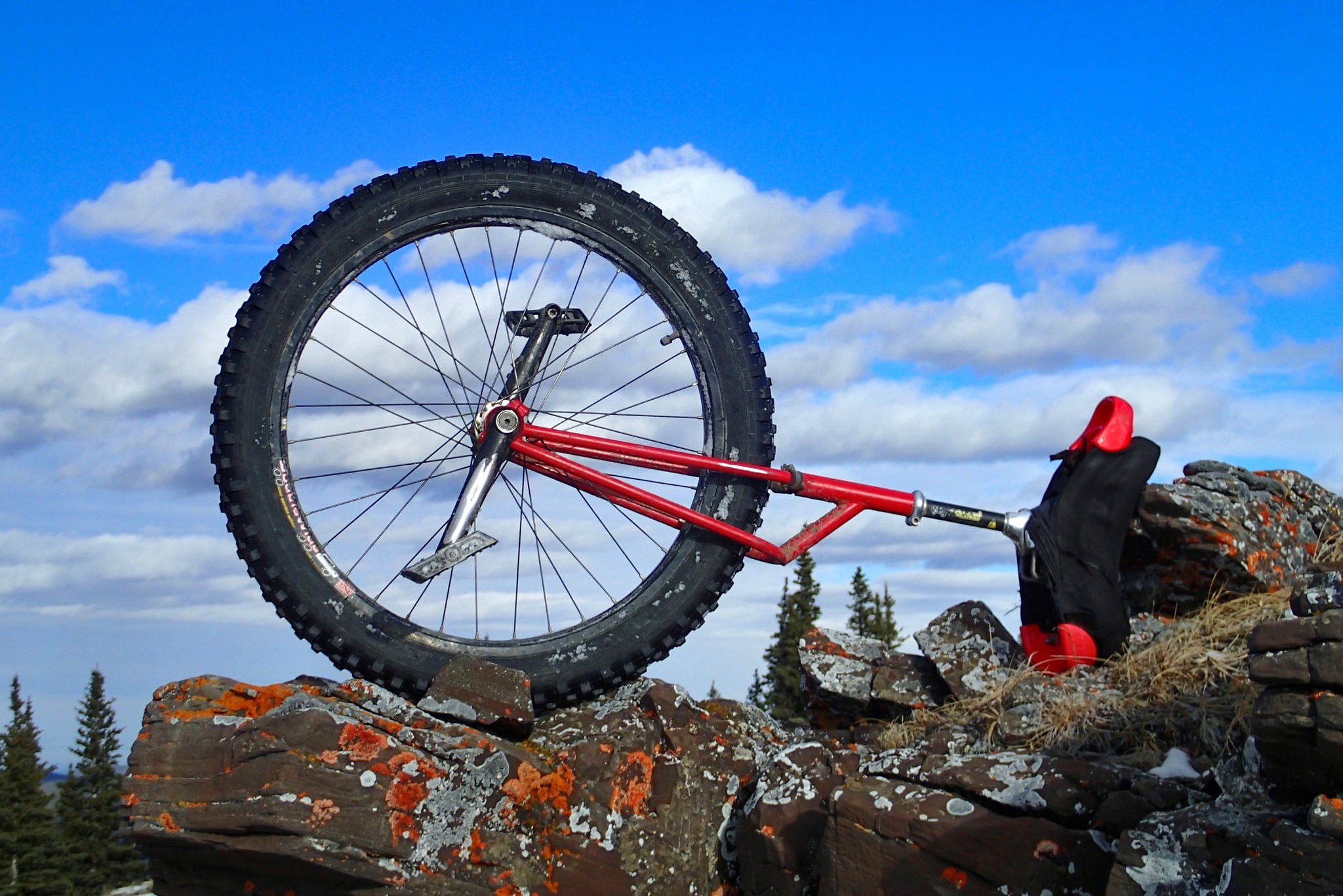 Mountain Unicycling