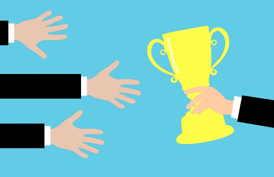 Ganador, Copa, Premio, Logro, Mano, Ãxito, Empresario