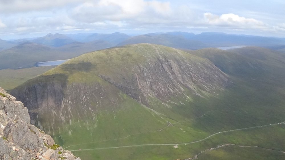 115 Lovely one of Beinn a'Chrulaiste, the Blackwater Reservoir, the Easains etc.jpg