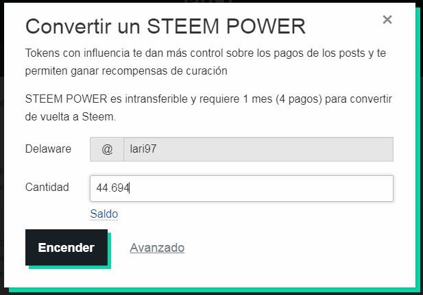 encendiendo 44.694 steem.JPG