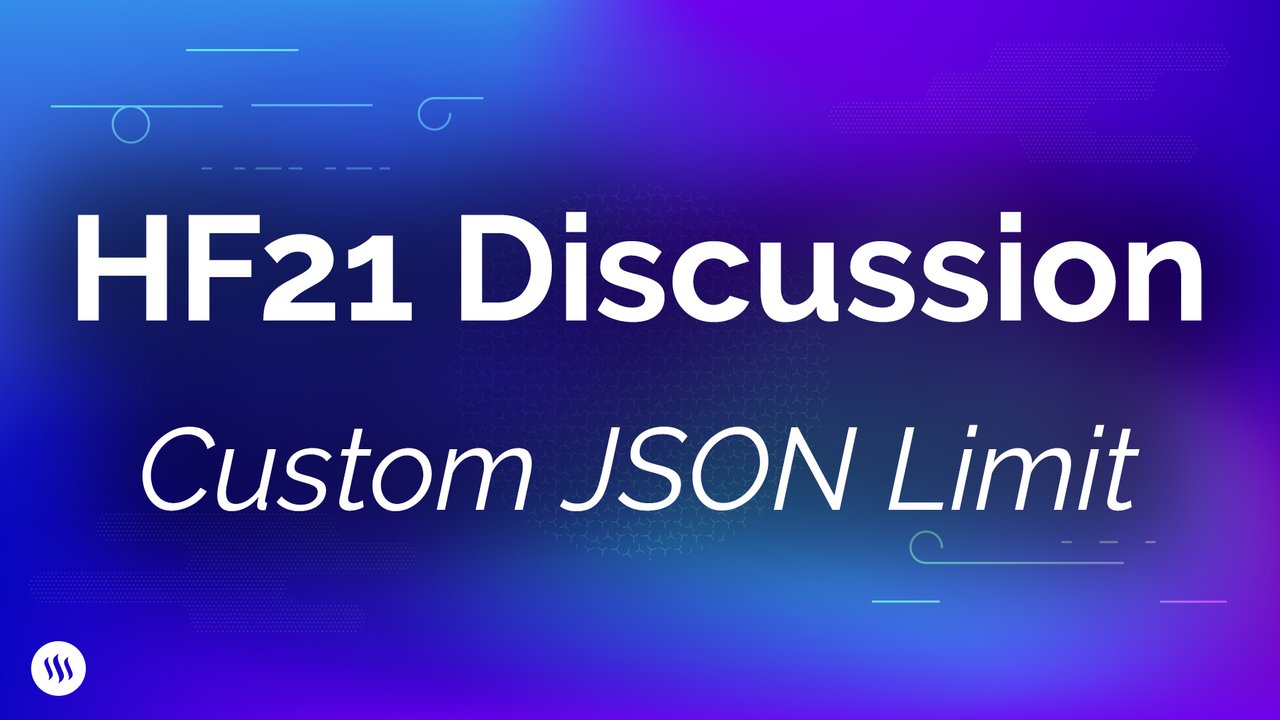 对提高Custom JSON限制的讨论（限制从1提高到5）