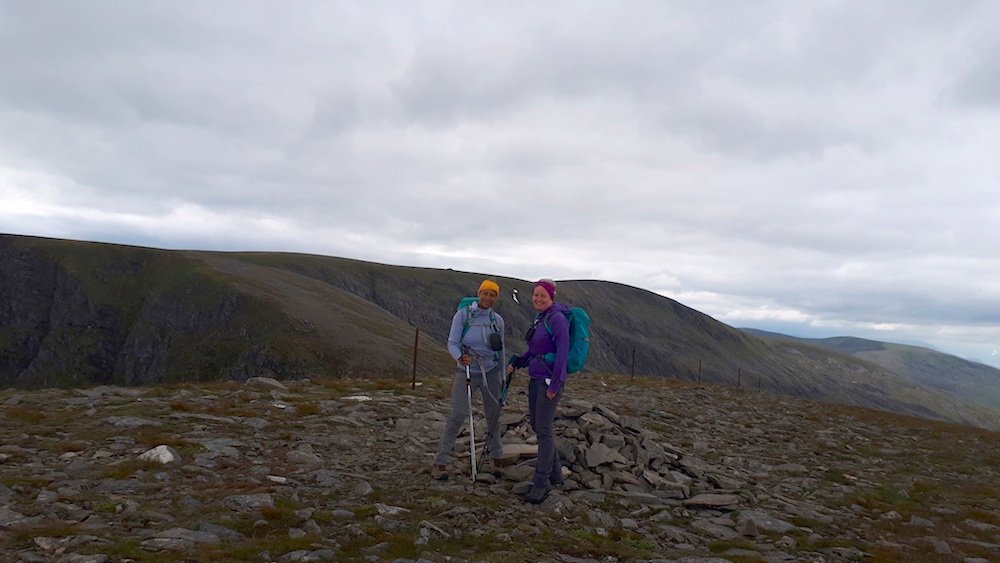 Me and Kathleen at the summit of Stob Poite Coire Ardair.jpg