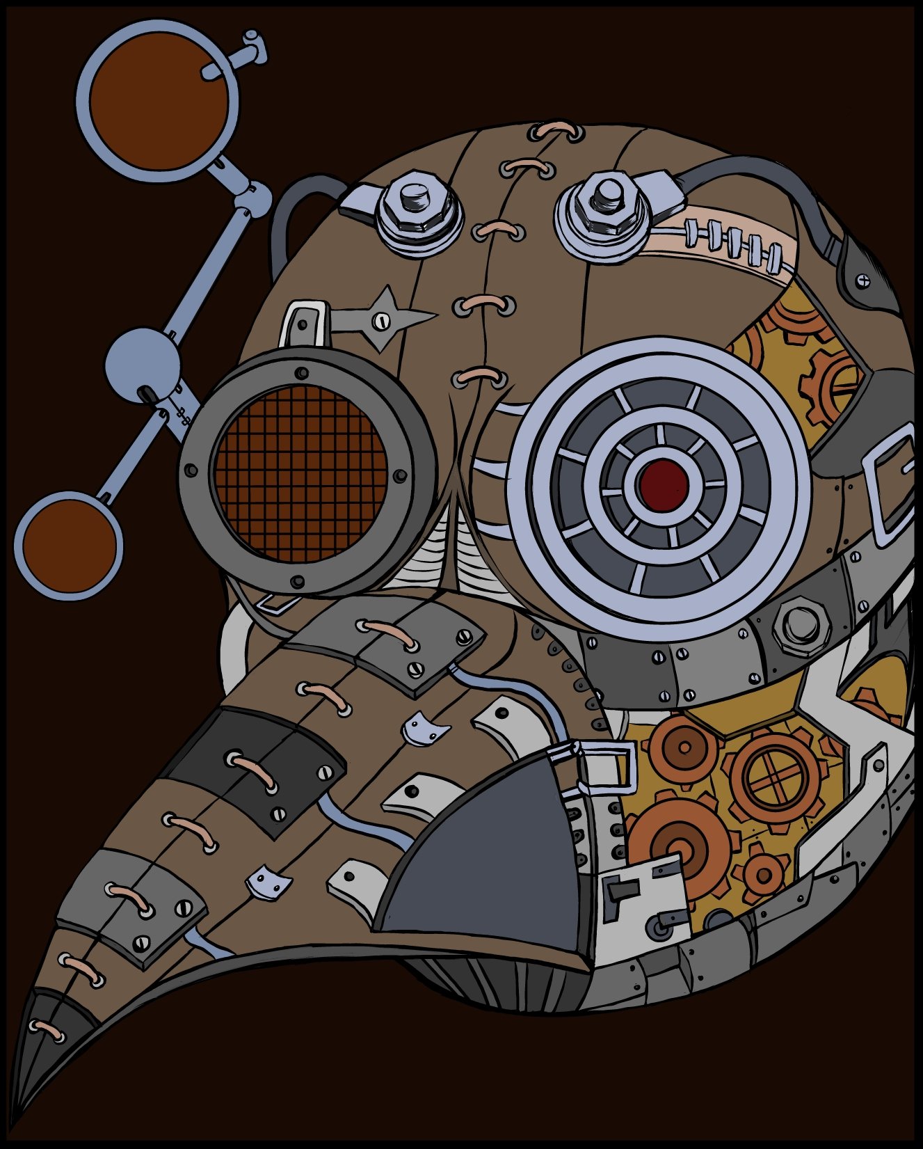 steampunk bubonic plague mask flat colors.jpg