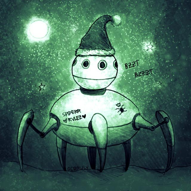 Santa SpiderBot