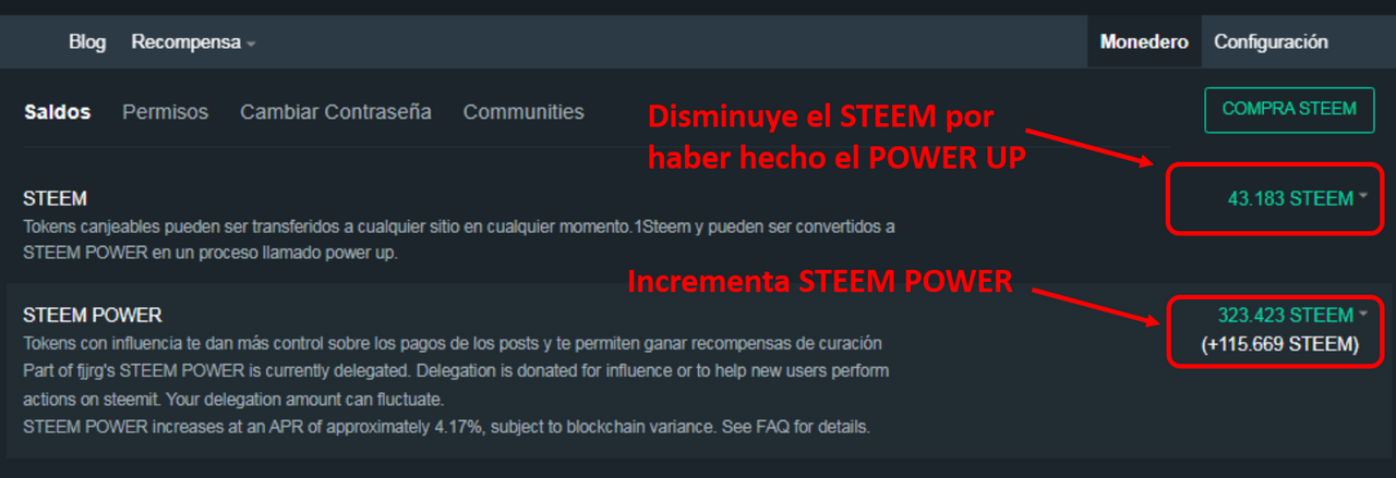8 Aumento del STEEM POWER.png