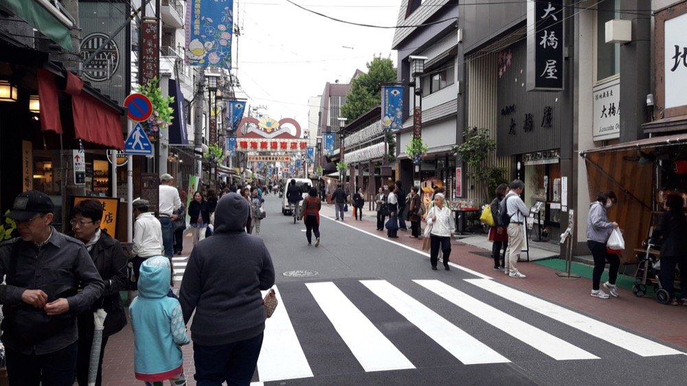 A Walk in a Street of Tokyo, Japan!