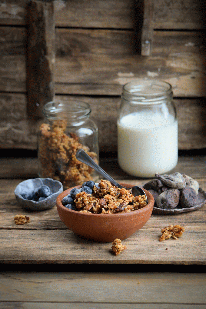 Dried Fig, Millet, and Flaxseed Granola.gif