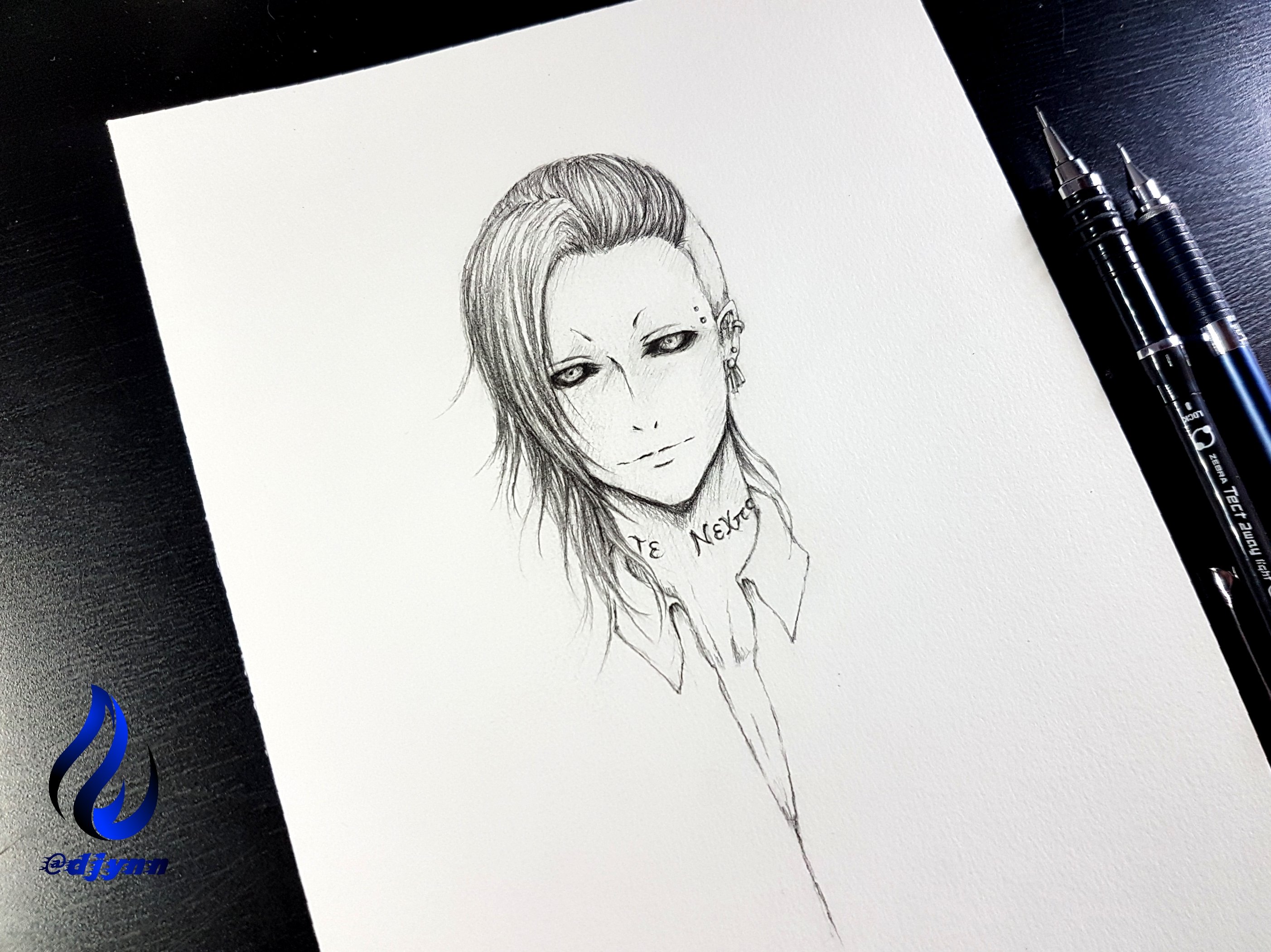 Pencil Drawing Fan Art Of Uta 鉛筆画 ウタさんのファンアート Steemkr