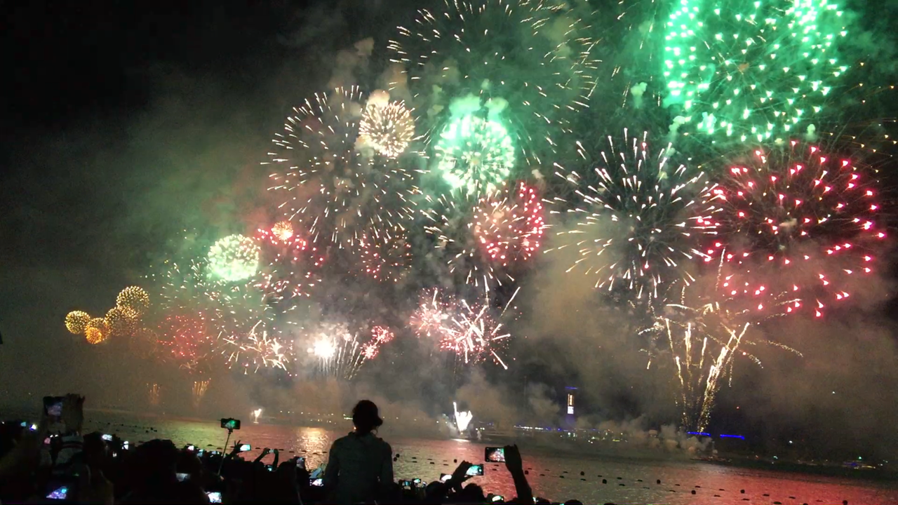 Ulog 2019 Fireworks Display In Corniche Beach Abu Dhabi Uae By