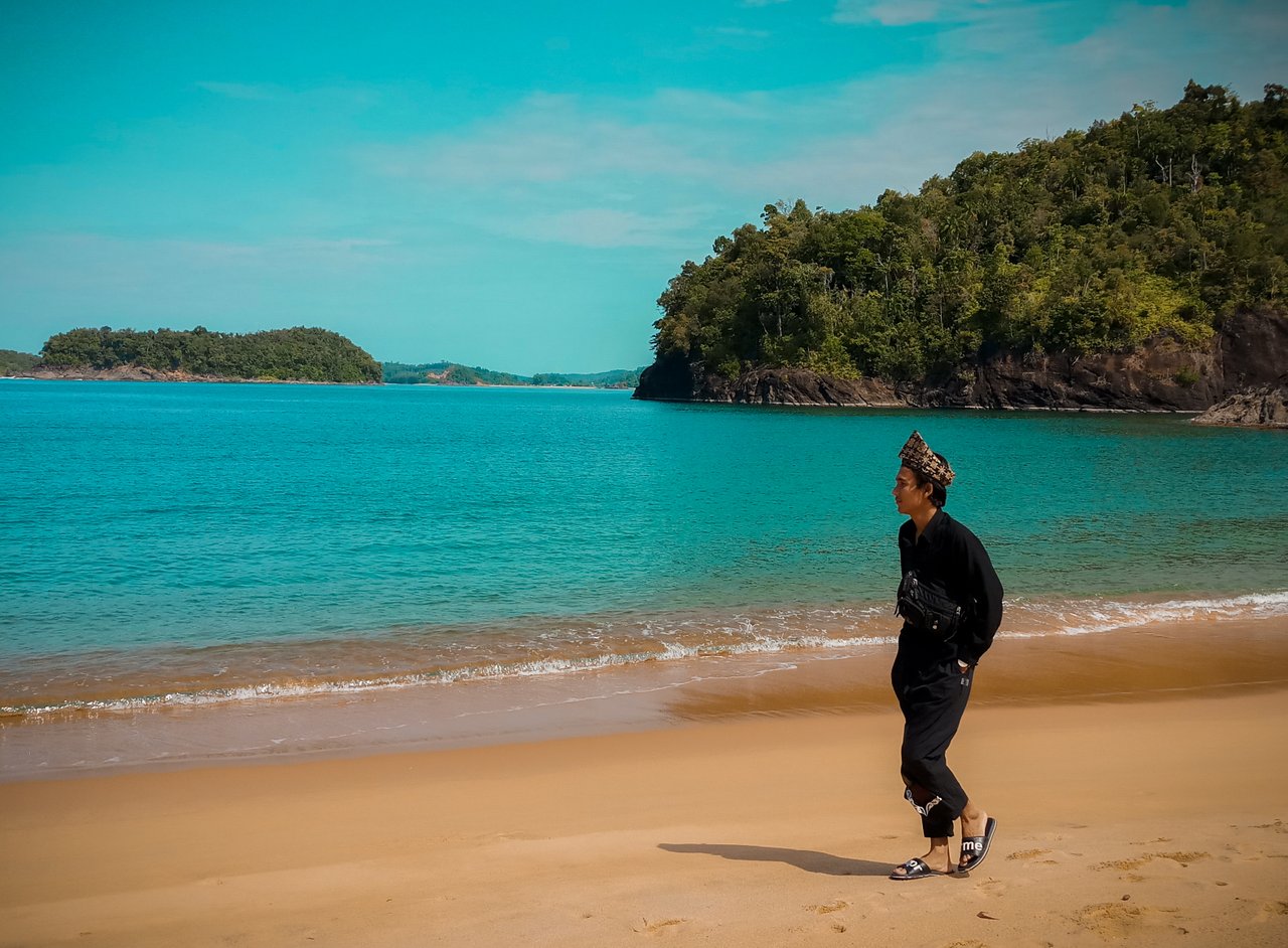 Human Potrait Pantai Pasir Putih Calang Aceh Indonesia