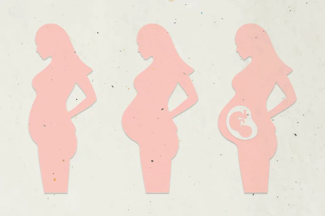 paper-craft-pregnant-woman-character-set-vector_53876-164287.webp