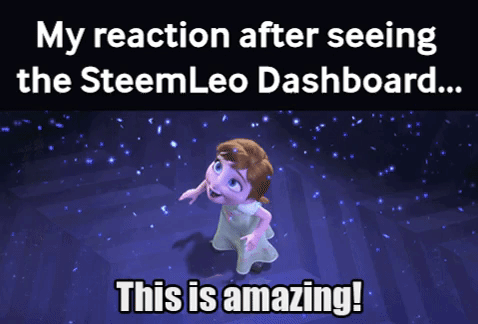 steemleo - my reaction to dashboard.gif
