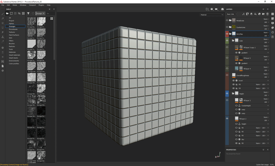 procedural textures substance painter