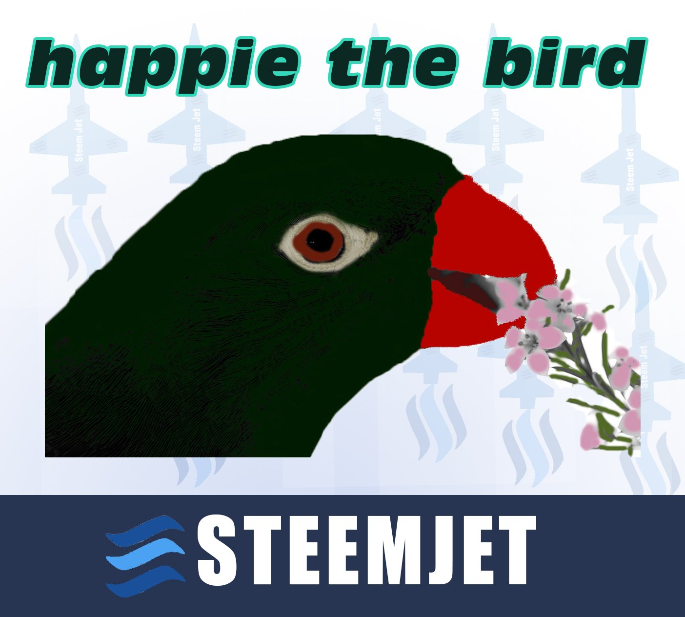 IMG-20180526-WA0005.jpg(
https://steemit.com/steemjet/@sirdeza/my-entry-for-steemjet-happy-bird
Noted..
Please put the name STEEMJET somewhere , so we know it is our own. Thank you.
there is steemjet logo on it. I would have edited it but I lost my phone
Hello greeting to you and have a fine day
boss I want to work with you please check my post
https://steemit.com/steemjet/@solute/i-love-steemjet
My entry was omitted here is the link and image:
![