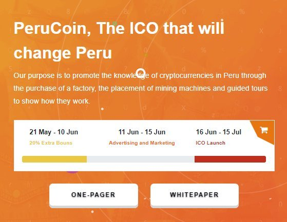 Image result for perucoin ico