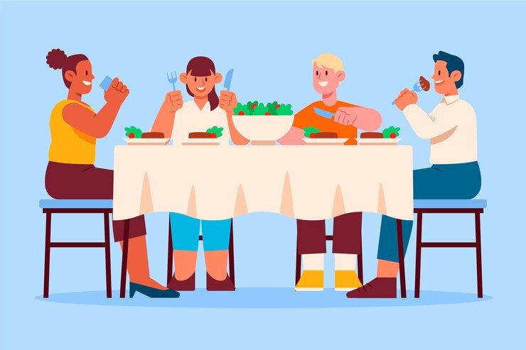 hand-drawn-flat-design-people-eating-collection_23-2149206022.jpg